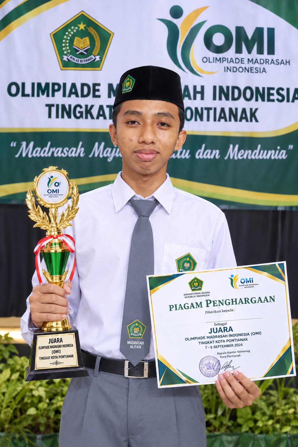 Siswa MAS Al-Jihad Raih Juara 1 OMI Bidang Kimia